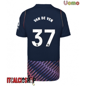 Tottenham Hotspur Micky van de Ven #37 Seconda Maglia 2026-27 Manica Corta Tottenham Hotspur Micky van de Ven #37 Seconda Maglia 2026-27 Manica Corta